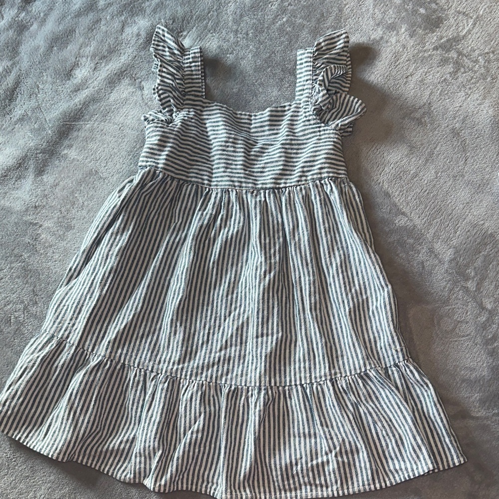 Cat & Jack Striped Ruffle Dress